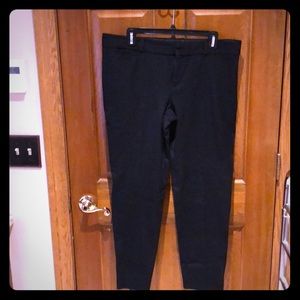 Black Sloan cut pants from Banana Republic